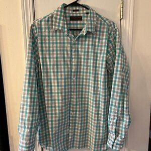 Mens Casual Button Down Large
